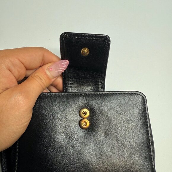 Fossil Black Leather Card Holder Wallet - Picture 6 of 6